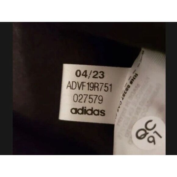 adidas ADVF19R751 Men Sz L Golf Tech 1/2 Zip Black Pullover - Picture 8 of 8